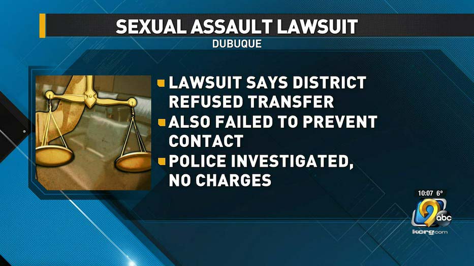 Lawsuit: Dubuque school district’s negligence resulted in sex assault